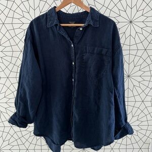 Baird McNutt Irish Linen Oversized Shirt – J.Crew Etienne Fit